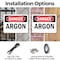 Signmission Argon Danger Sign, Plastic, 14in W x 10in L, 2PK OS-2PACK-DS-P-1014-L-1032 - alternate 7